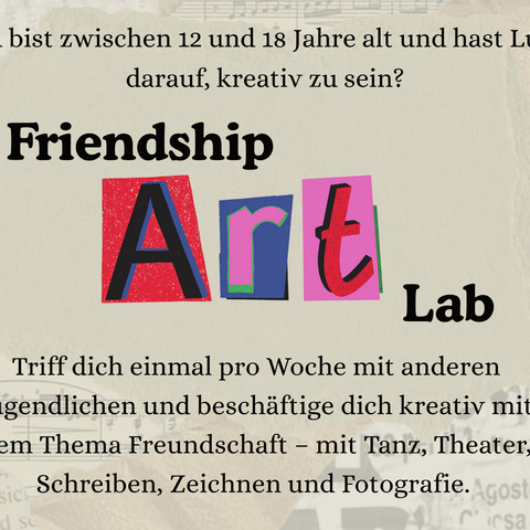 Friendship Art Lab – Kreatives Projekt für Jugendliche